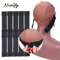 Nunify Black Removable Melt Band For Lace Frontal Anti Slip Elastic Band For Making Wig Cap Highest Qualtiy Adjustable Headband