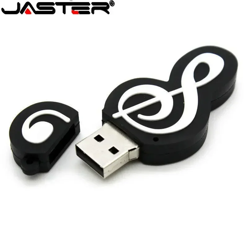 JASTER USB 2.0 Flash Drives Music World Mini Pen Drive Note Memory stick 8GB 16GB 32GB 64GB Fashion Waterproof Pendrives U disk