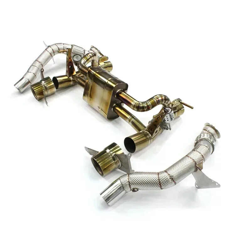 

Factory Hot Selling Titanium Exhaust for 488 GTB/P 3.9TT V8 Axle Back Muffler Catback Valved Exhaust