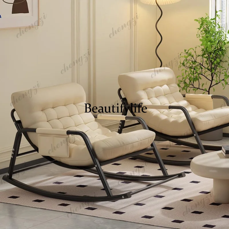 

Fashion Adult Lounge Chair Sleeping Balcony Double Lazy Sofa Chair Home Leisure Folding Chair