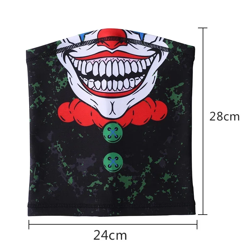 Fleece Neck Gaiter Face Mask Cover Warmer Motorbike Motorcycle Tubular Scarf Head Balaclava Skiing Snowboard Bandana Biker Ghost