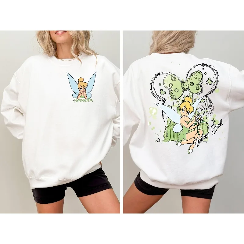 Little Ding Dang Princess, Disney Castle Hoodie für Damen, Sweatshirt, geeignet für Männer und Frauen im Herbst und Winter