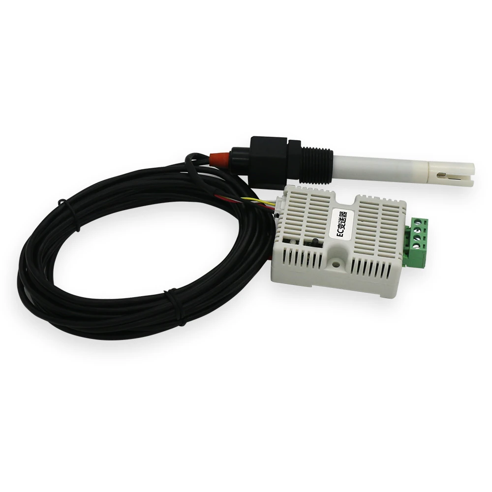 Conductivity Transmitter EC Value Detection TDS Sensor Module RS485 Voltage 4-20mA Online Water Quality Monitoring