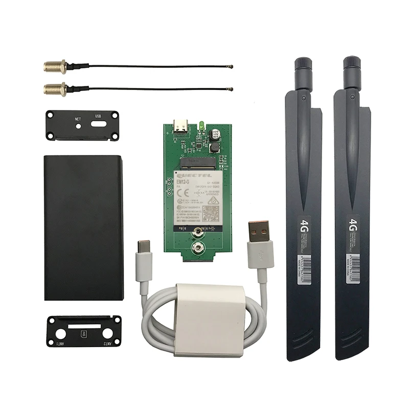 USB Type-C Adapter Dongle Enclosure With Quectel Cat6 EM06-E EP06-E Cat12 EM12-G Cat16 EM160R-GL LTE Module Keenetic Router
