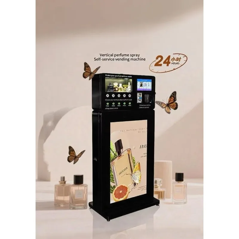 Customizable Touchscreen Interactive Perfume Vending Machine Suitable for Beauty Boutiques & Fashion Retail Outlets