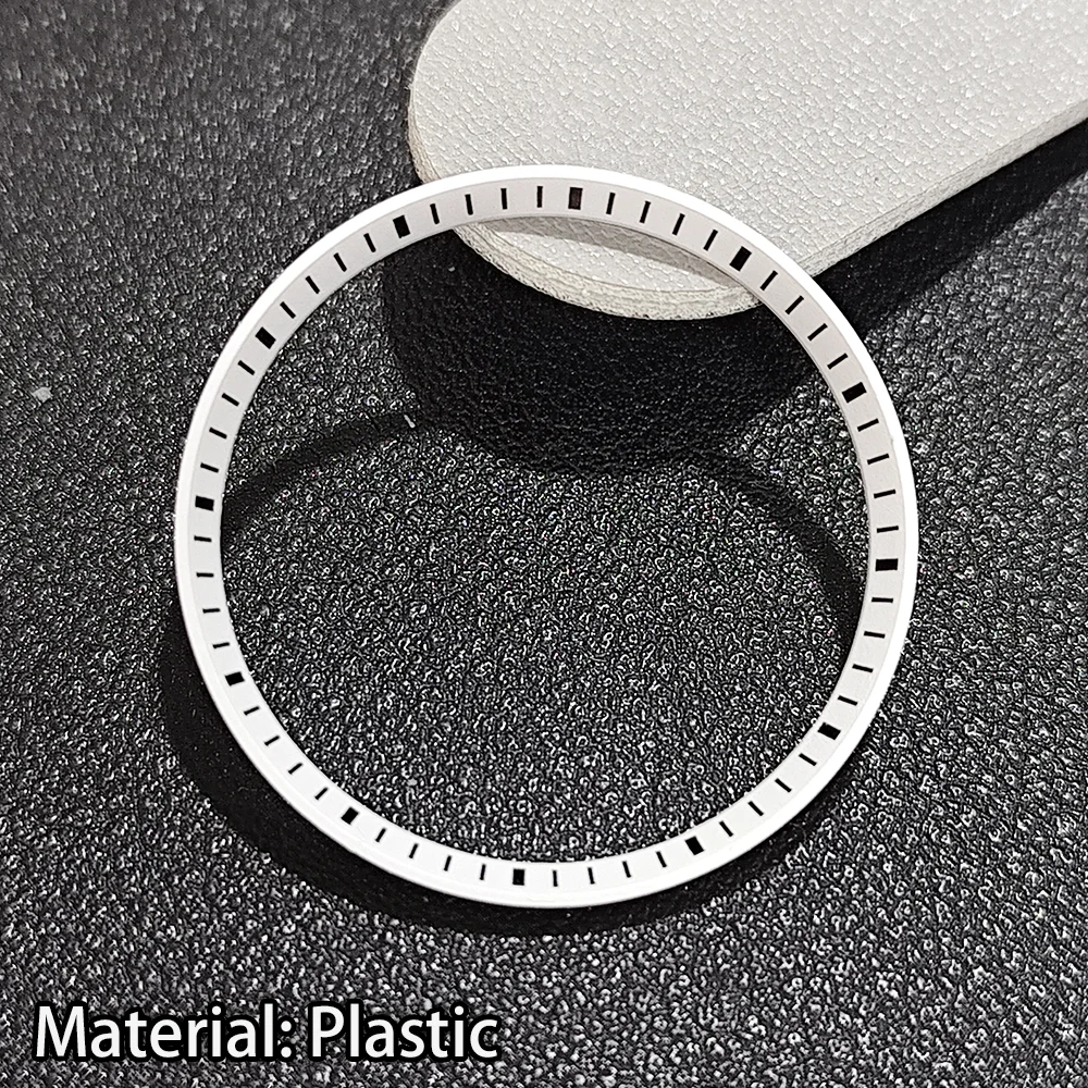 Watch Chapter Ring For NH35 NH36 Watch Case Replace Plastic Inner Ring Size 30.5mm×27.5mm Watch Refit Parts Watch Inner Ring