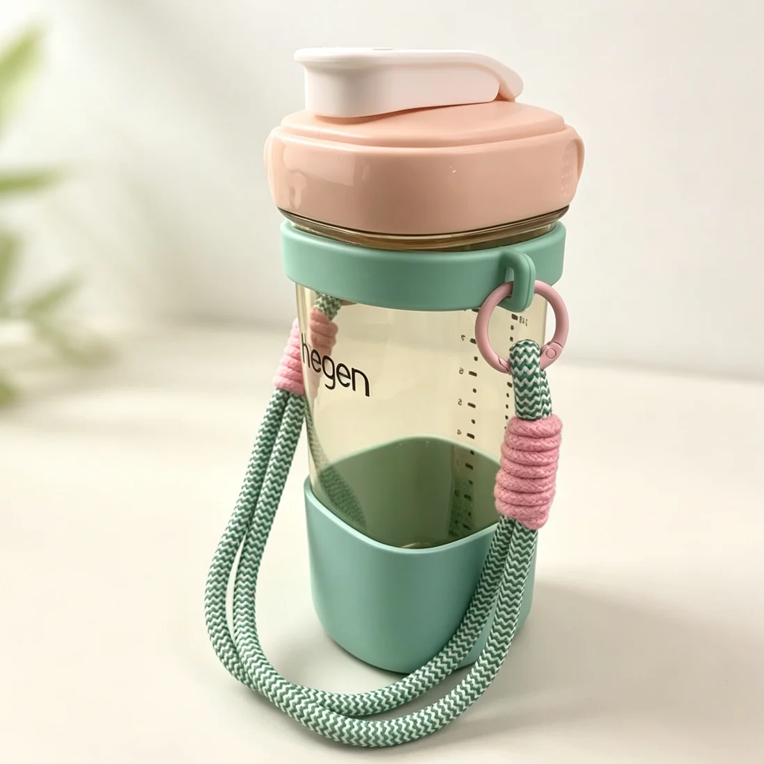 Water Bottle Handle Strap Compatible with 8-40oz Owala HydroJug Cup Braided Rope with High Elasticity Silicone Strap Boots