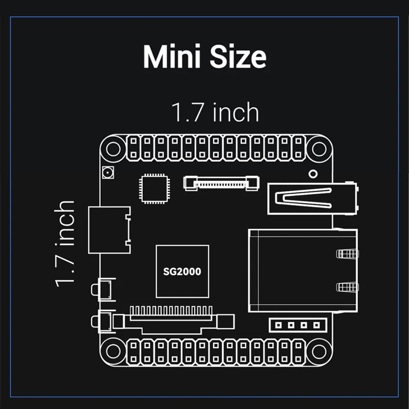 Imagem -05 - Placa de Desenvolvimento Milk-v Duo 512mb Sg2000 Risc-v para Arduino