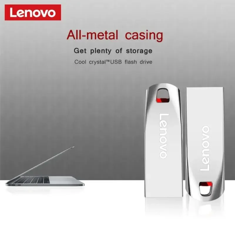 Lenovo 2TB Usb 3.0 Flash Drive logam, Usb Drive portabel kecepatan tinggi 1TB 512GB 256GB tahan air Memoria Usb Flash Disk