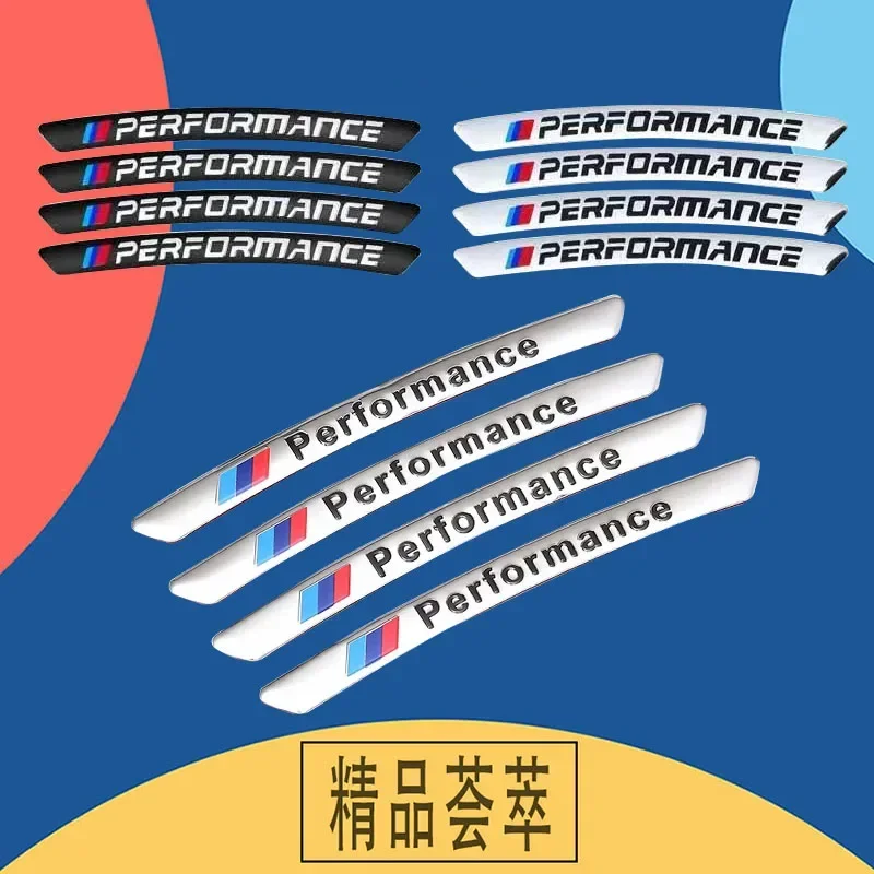 

Car Badge Styling Wheel Hub Rims Decor Stickers For E87 E46 E28 E60 G20 G03 G05 F10 E93 X1 X3 X5 X4 Z4 E90 E92 4 PCS Aluminum