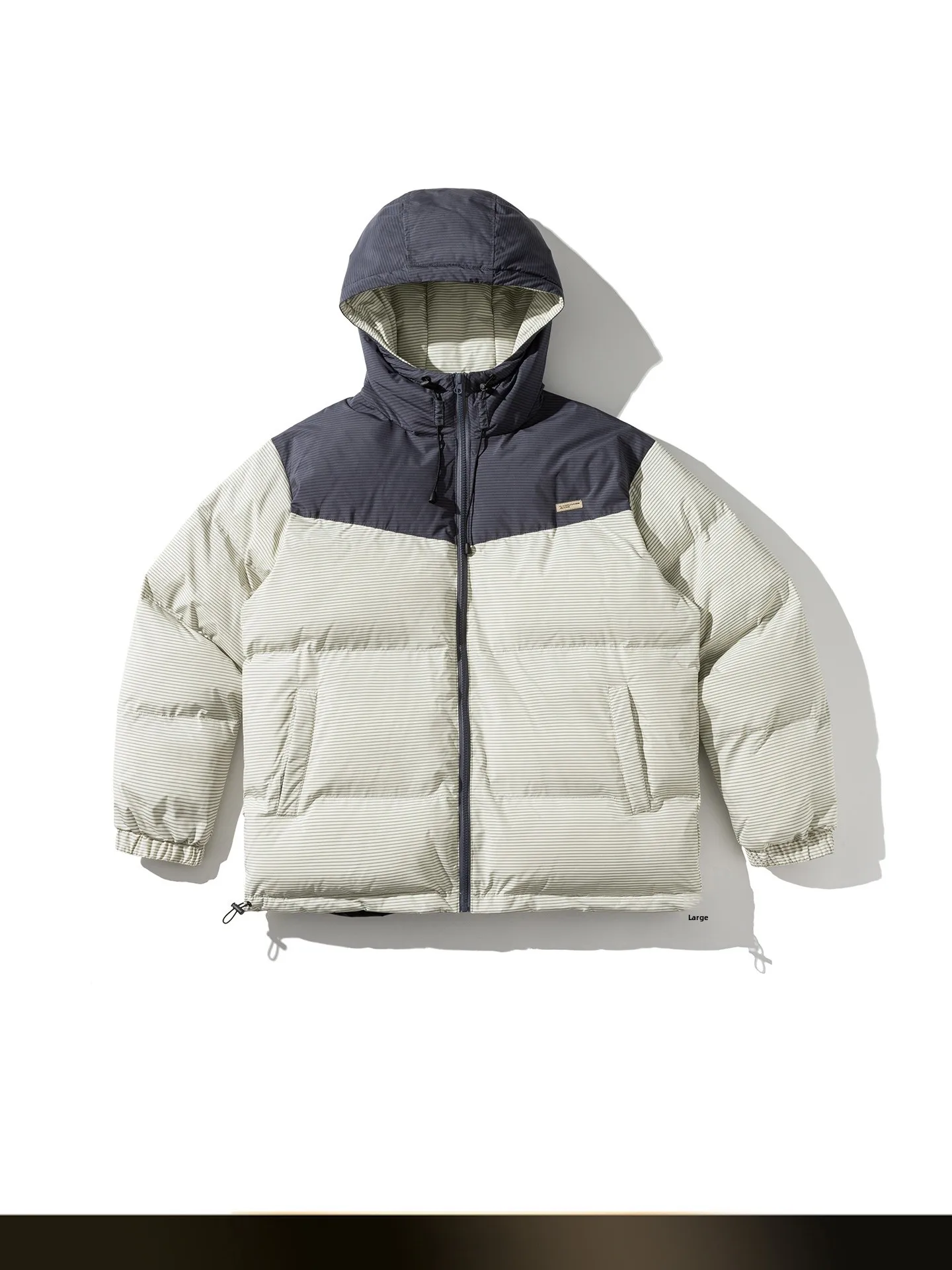 

Ретро-куртка Nted с цветными блоками, хлопковая, теплая, повседневная верхняя одежда для молодежи и пар, зимняя, из полиэфирного волокна, на молнии