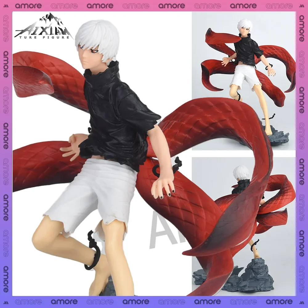 Figura de Anime Tokyo Ghoul, Kaneki Ken AWAKENED Ver, 21CM Figura de acción de PVC, modelo coleccionable, regalo de Halloween y Navidad