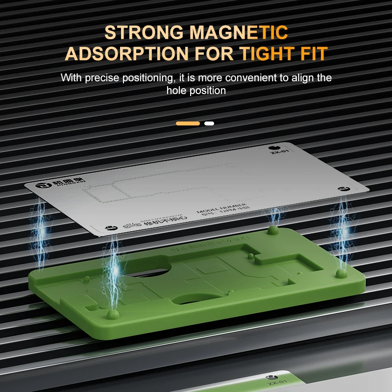 JITONGXUE 24 In1 Middle Layer Positioning Silicone Tin Planting Platform For IPX-15 Series CPU Chips BGA Reballing Stencil Kit