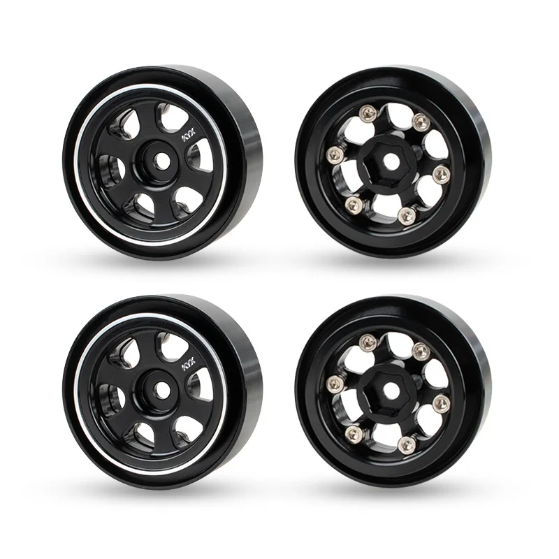 

1 set of KYX aluminum alloy wheel hubs suitable for 1:18 RC tracked vehicles TRX4M TRX-4M upgraded accessories