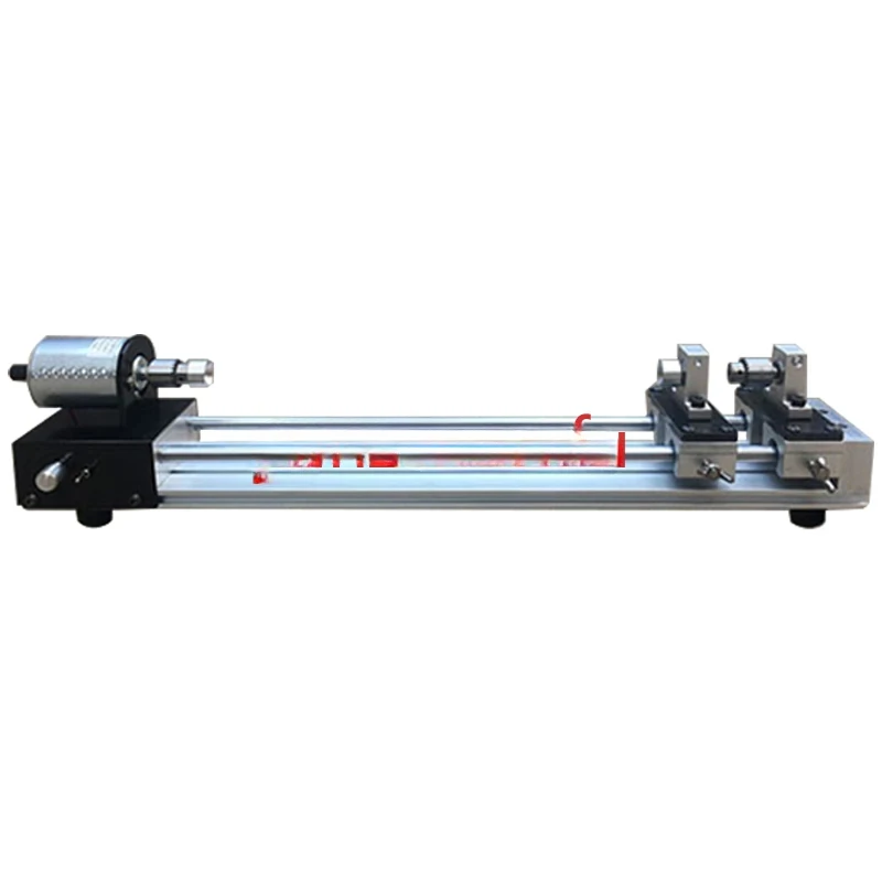 Multi-function Lathe 12-24V mini Simple Drilling Grinding Polishing Guide Rail Punching Forward and Reverse