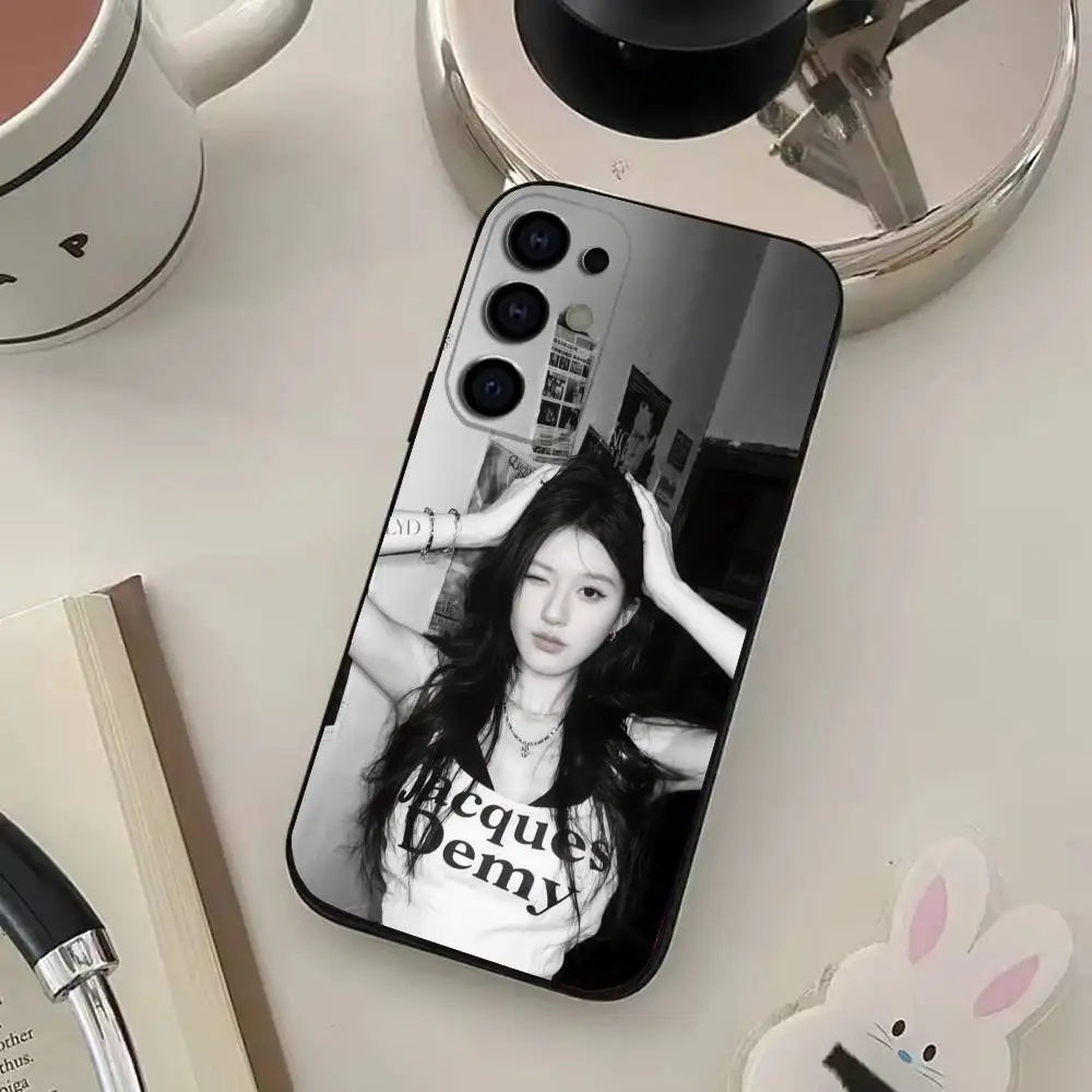 Custodia per telefono lusi Rosy Zhao per Samsung S25, S24, S21, S22, S23, S30, Ultra, S20, Plus, Fe, Lite, Cover morbida nera