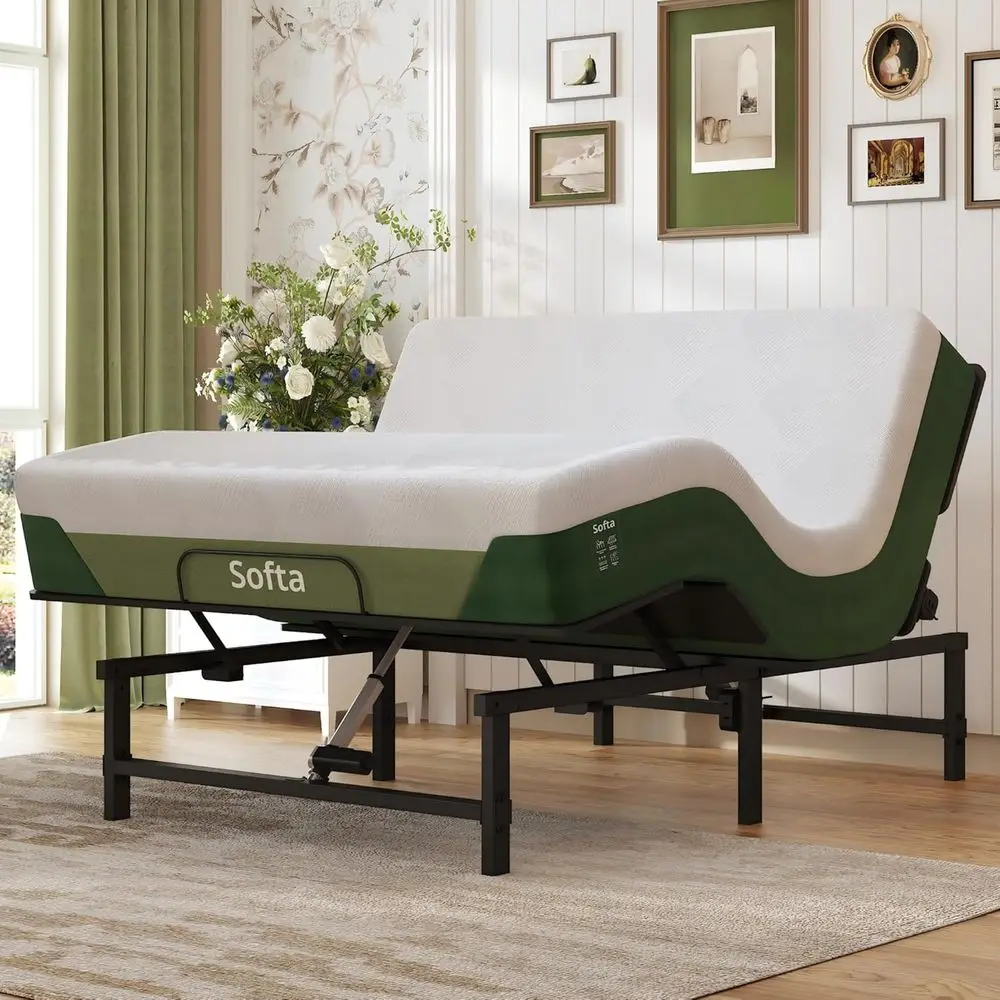 

Queen Size 12 Hybrid Mattress with Zero Gravity, 900 lbs Capacity, Adjustable Bed with Wireless Remote, 2 USB Ports, Easy Assemb