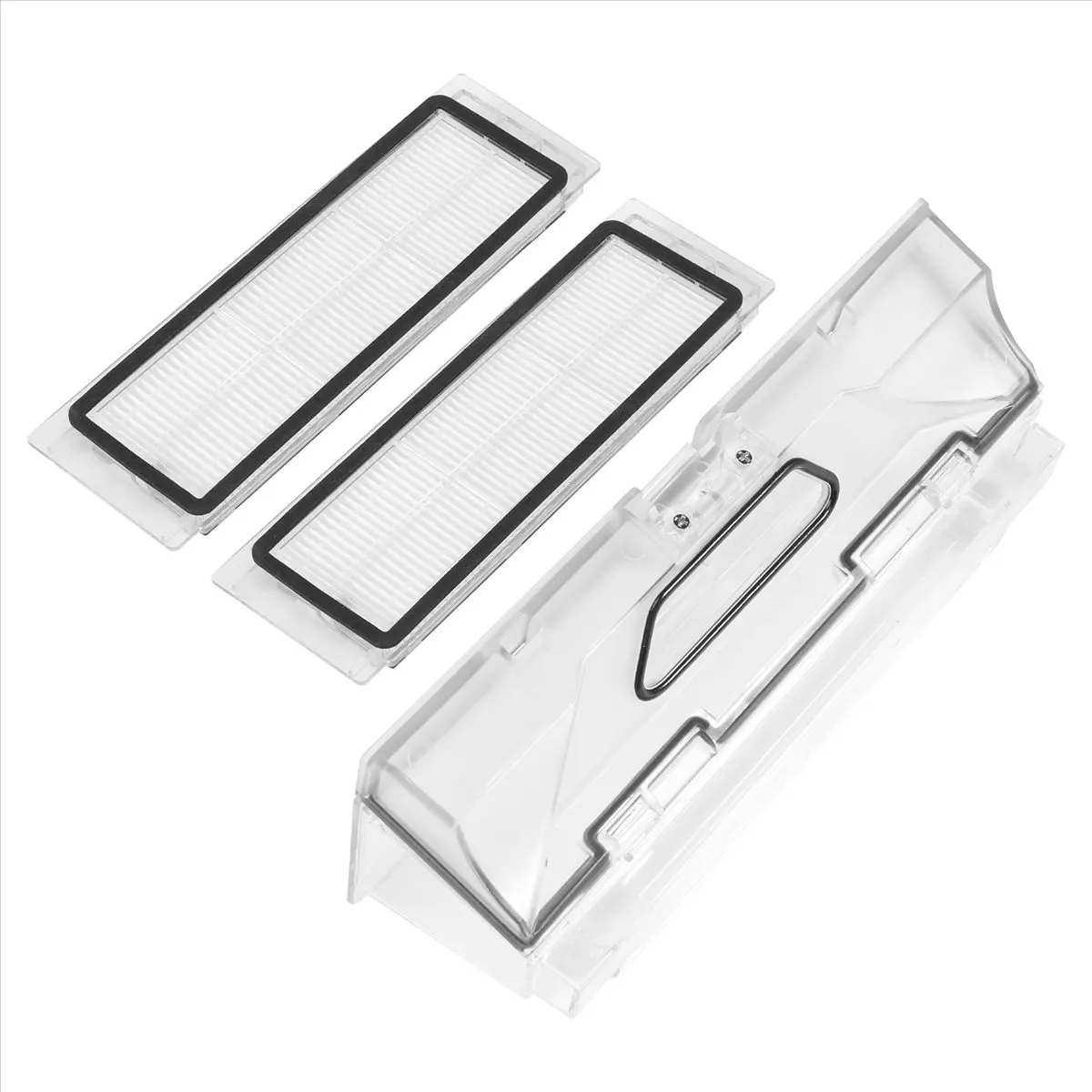 ●Dust Box Parts for Xiaomi Vacuum Cleaner Roborock S5 MAX S6 MaxV S6 PURE T7 PRO Robot Dustbin with Filter Accessroies