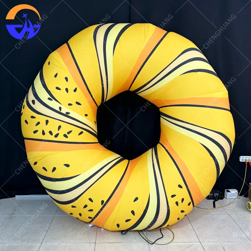

Realistic Bakery Shop Decoration Inflatable bread model,inflatable Doughnut,circle Bread Inflatable Food Advertising Inflatable