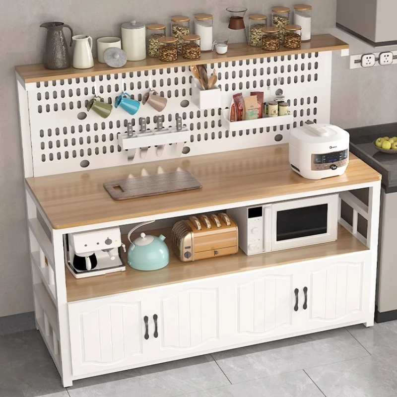 

Kitchen Sideboard Auxiliary Table Buffet Wheel Multifunction Home Furniture Interior Luxury Multifunctional Storage Cabinet