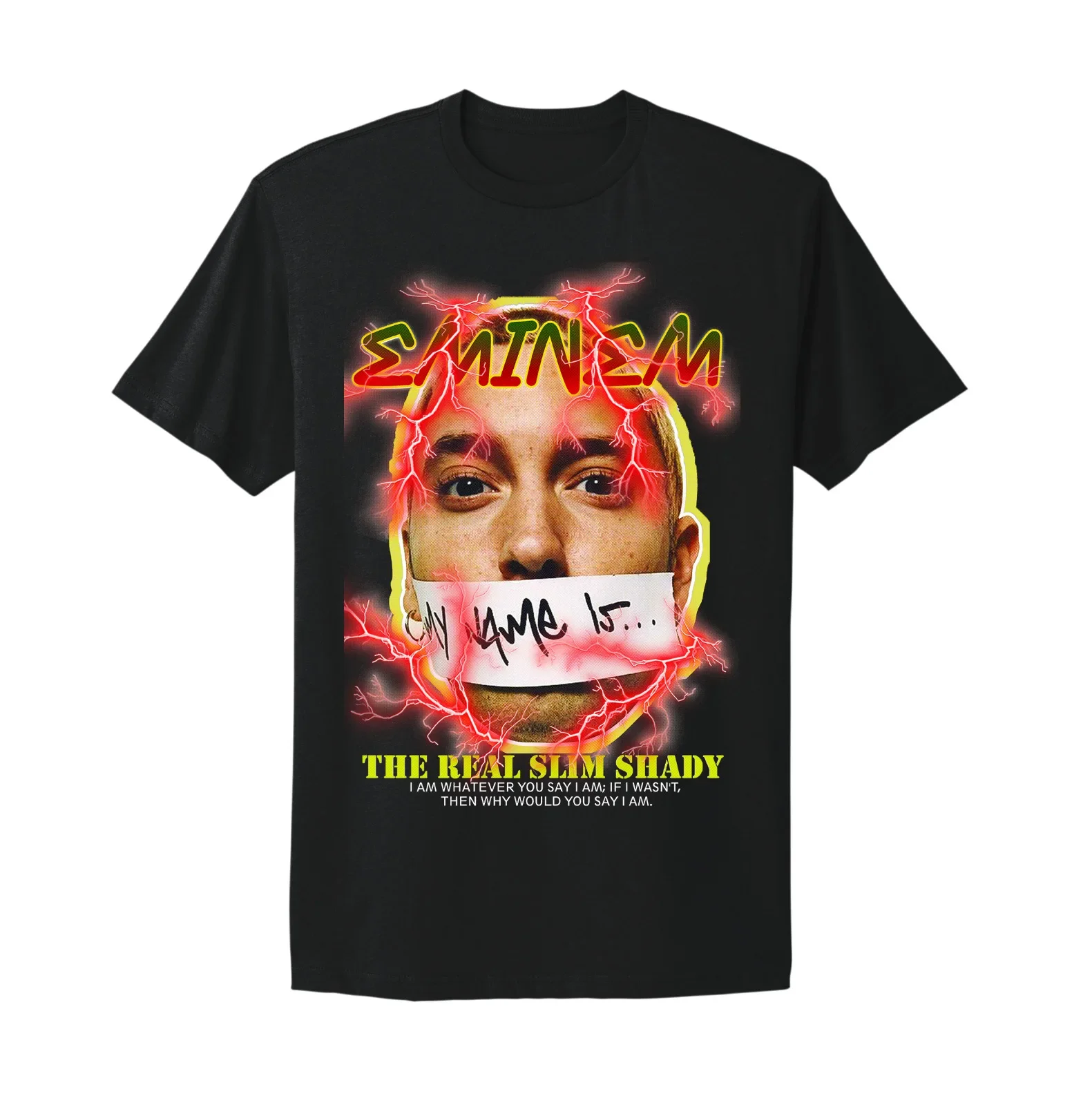 Eminem T Shirt Slim Shady 90s Vintage Rap Hip Hop Music Merch
