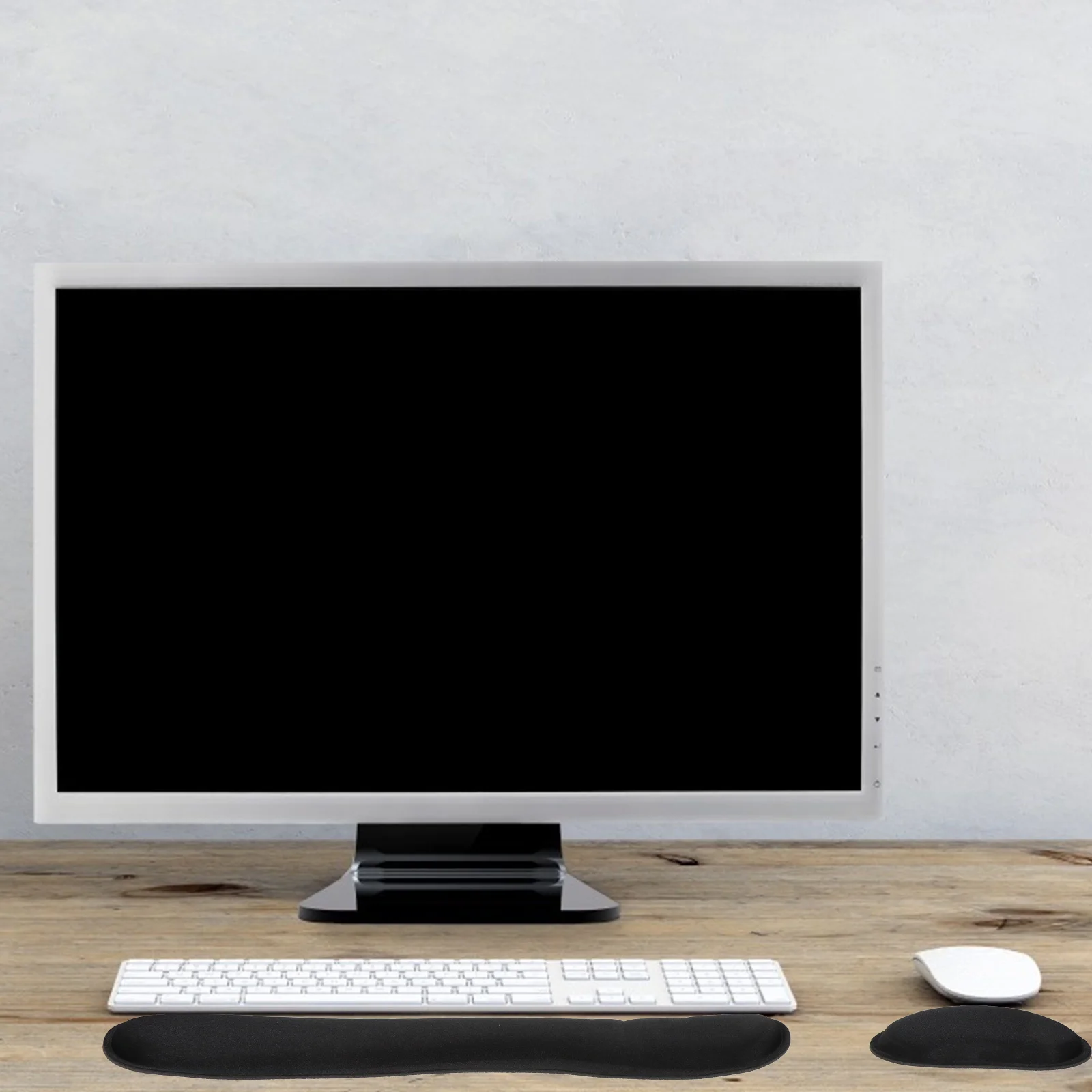 

1Set Memory Foam Mouse Wrist Rest Keyboard Wrist Support Ergonomic Hand Cushion Long Gaming Memory Hand Rest