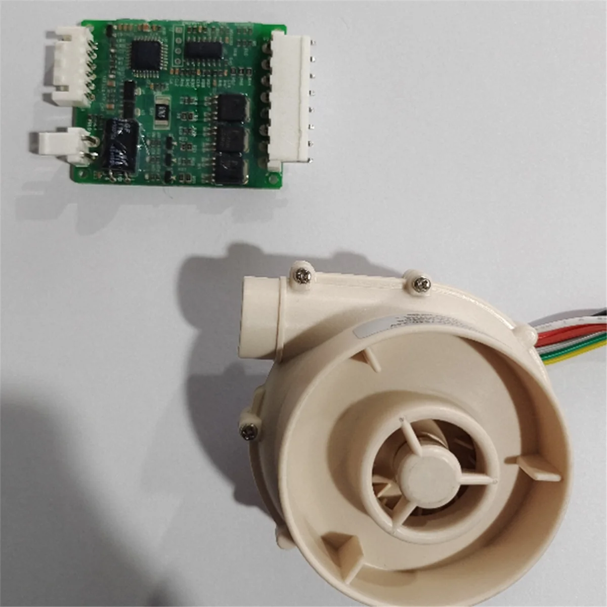 

Centrifugal Air Blower 24V Brushless Centrifugal Air Blower DC 7040 Blower Fan 6.5Kpa for VzBoT HevORT 3D Printe