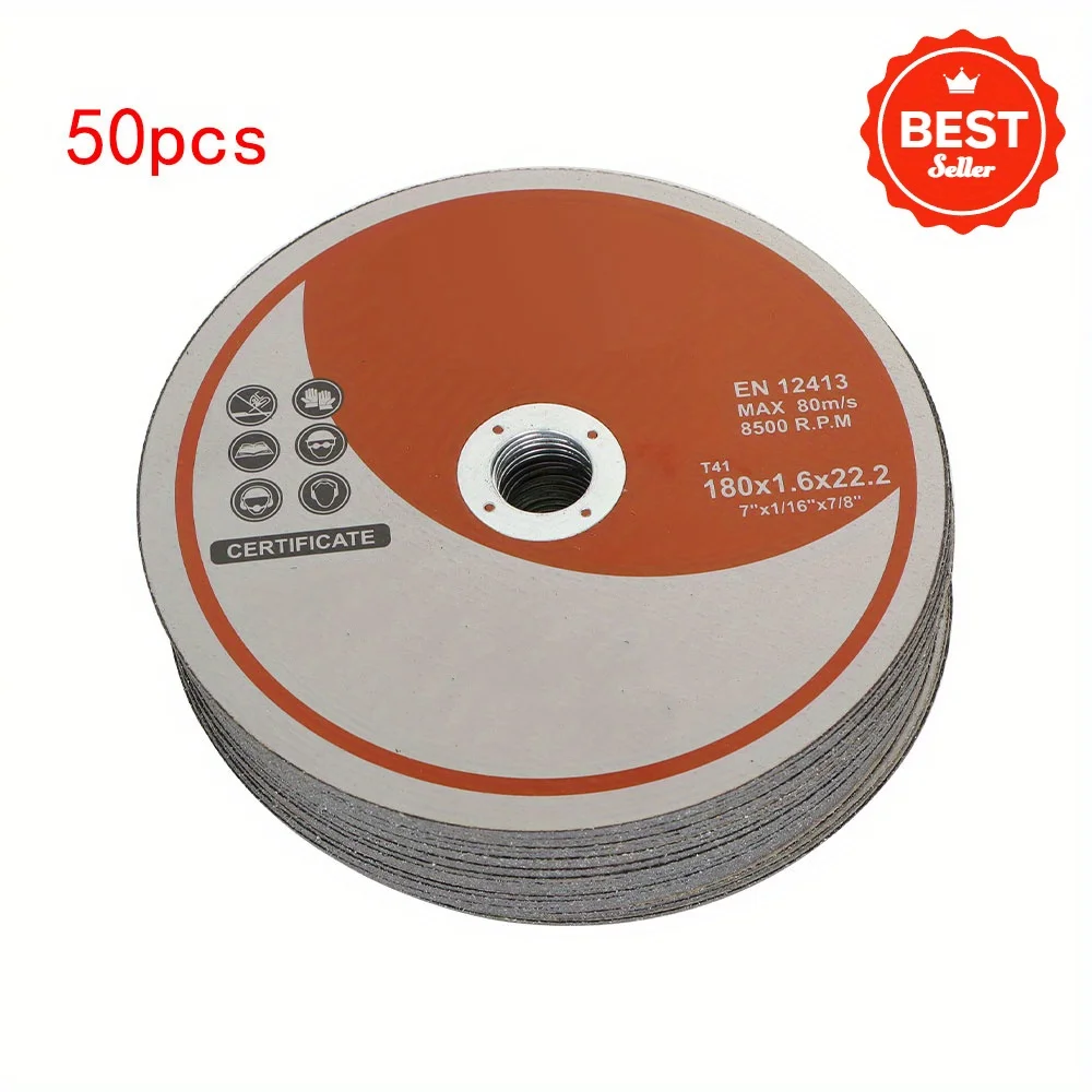 

7" Cut-off Wheel - Metal & Stainless Steel Cutting Discs 50 Pack New