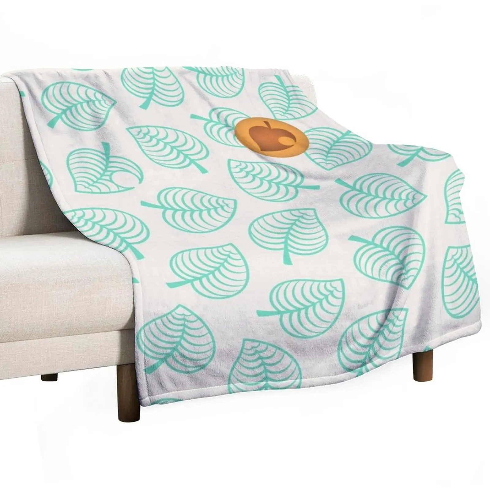 

Nook's new horizons shirt Throw Blanket Plaid on the sofa Flannel For Decorative Sofa Beautifuls Blankets