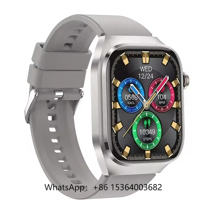

2.04 Inch AI Invoice BT Calling Health Monitoring Sports Fitness Tracker TK16 ECG Smart Watches