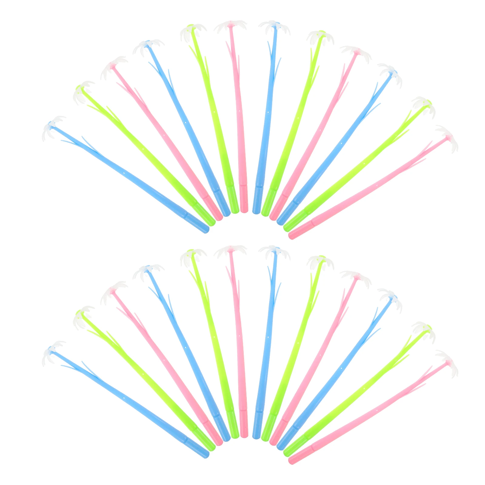 

30 Pcs Signing Pen Creative Flower Student Come on Plastic Flowers Change Color