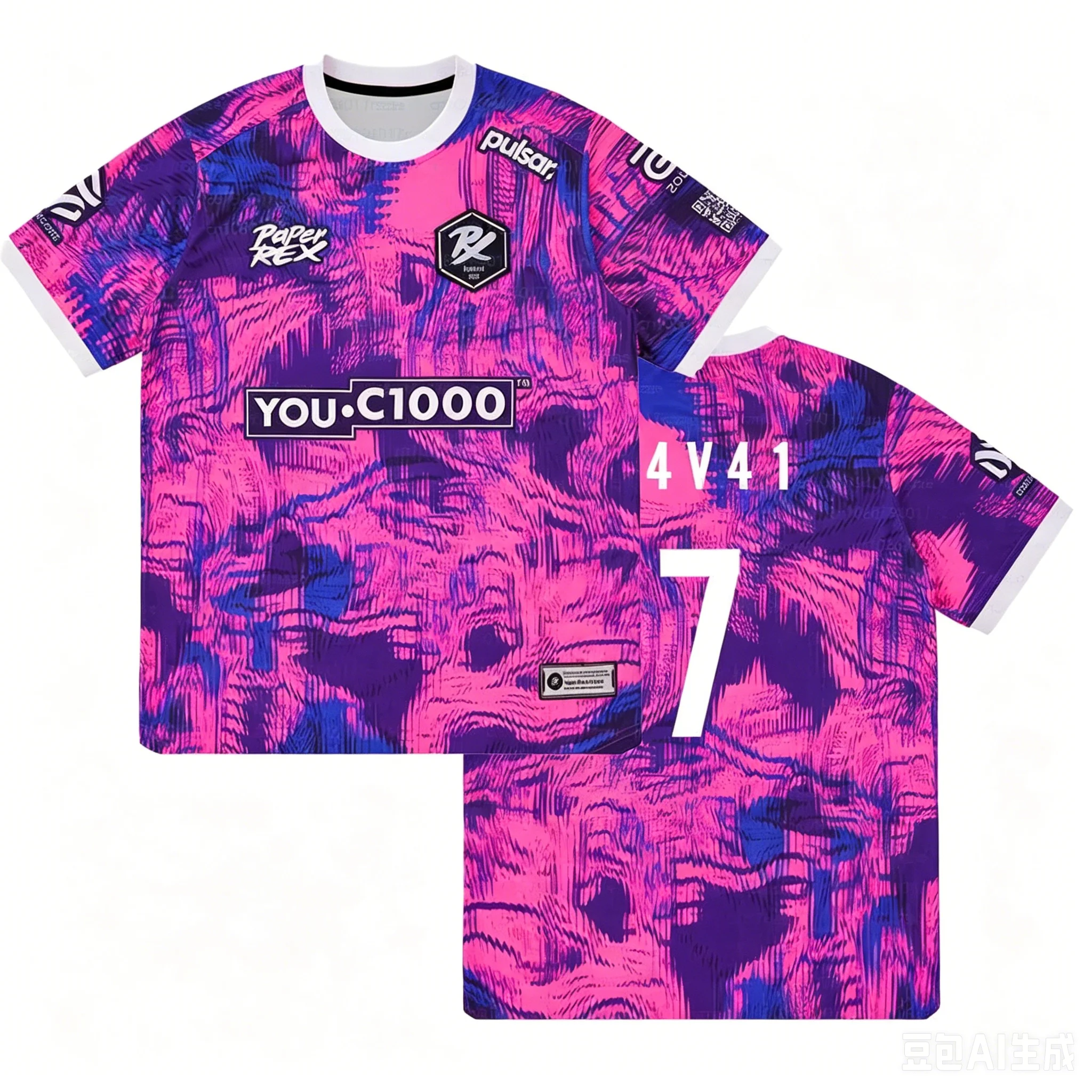 2026 Paper Rex PRX Valorant Trikot Esports Team Uniform Dino Marine Gaming Shirt Herren Atmungsaktives Schnelltrocknendes Fan T-Shirt Tops Kinder – Detail 7