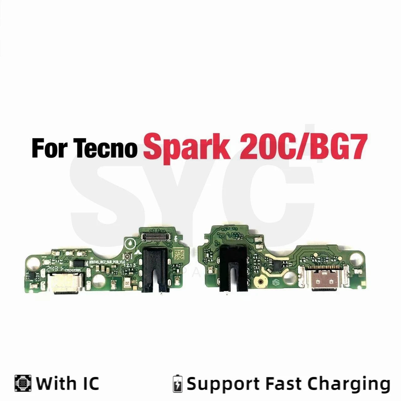 Good quality For Infinix Tecno Spark 20C BG7 USB Charging Port Dock Connector Flex Cable