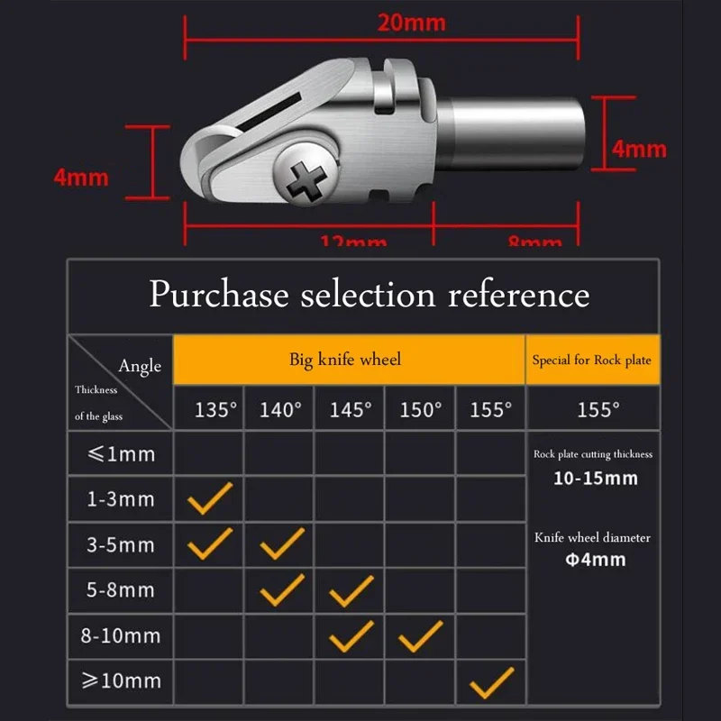 CNC Automatic Glass Cutting Table Matching Cutter Head Special-shaped Triangle Round Linear Glass Rock Plate Cutting Alloy Wheel