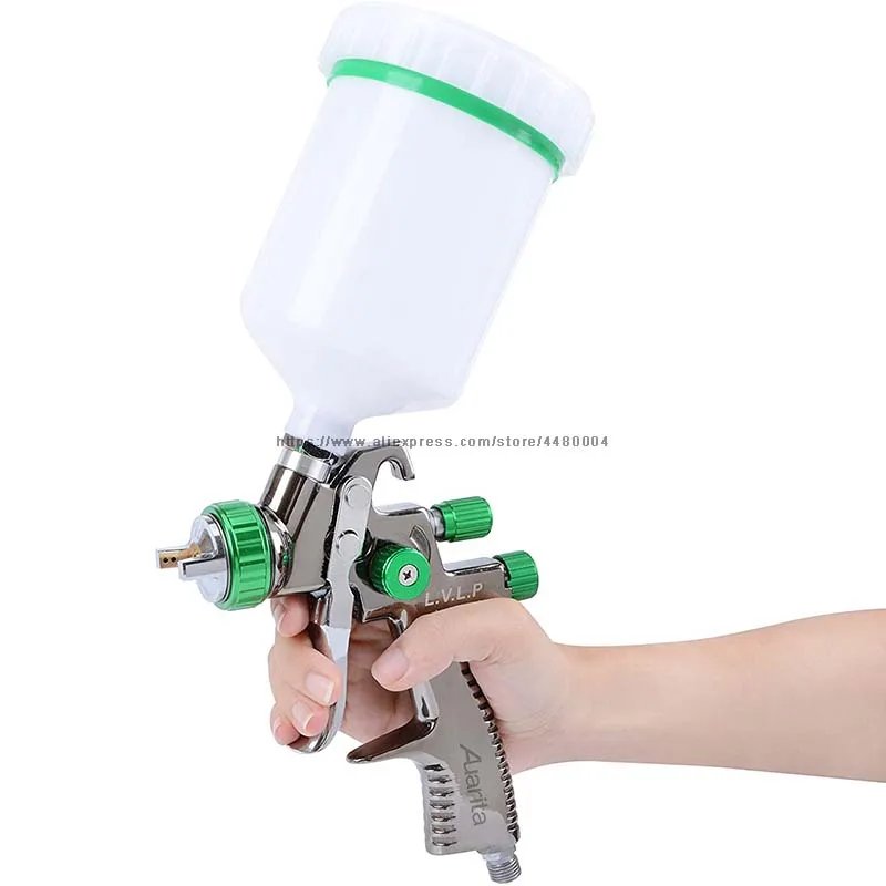 LVLP Spray Gun Auarita Manual spray gun 1.3mm 600CC Gravity spray gun with spray gun accessories