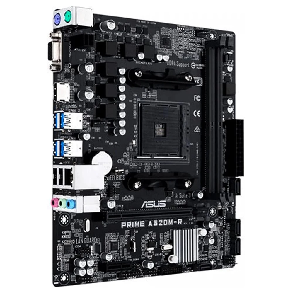 Placa base ASUS PRIME A320M-R A320 AM4 para AMD Ryzen 5/7/3 5600G 5700G 3200G CPU DDR4 SATA 3,0 M.2 NVMe SSD Micro-ATX
