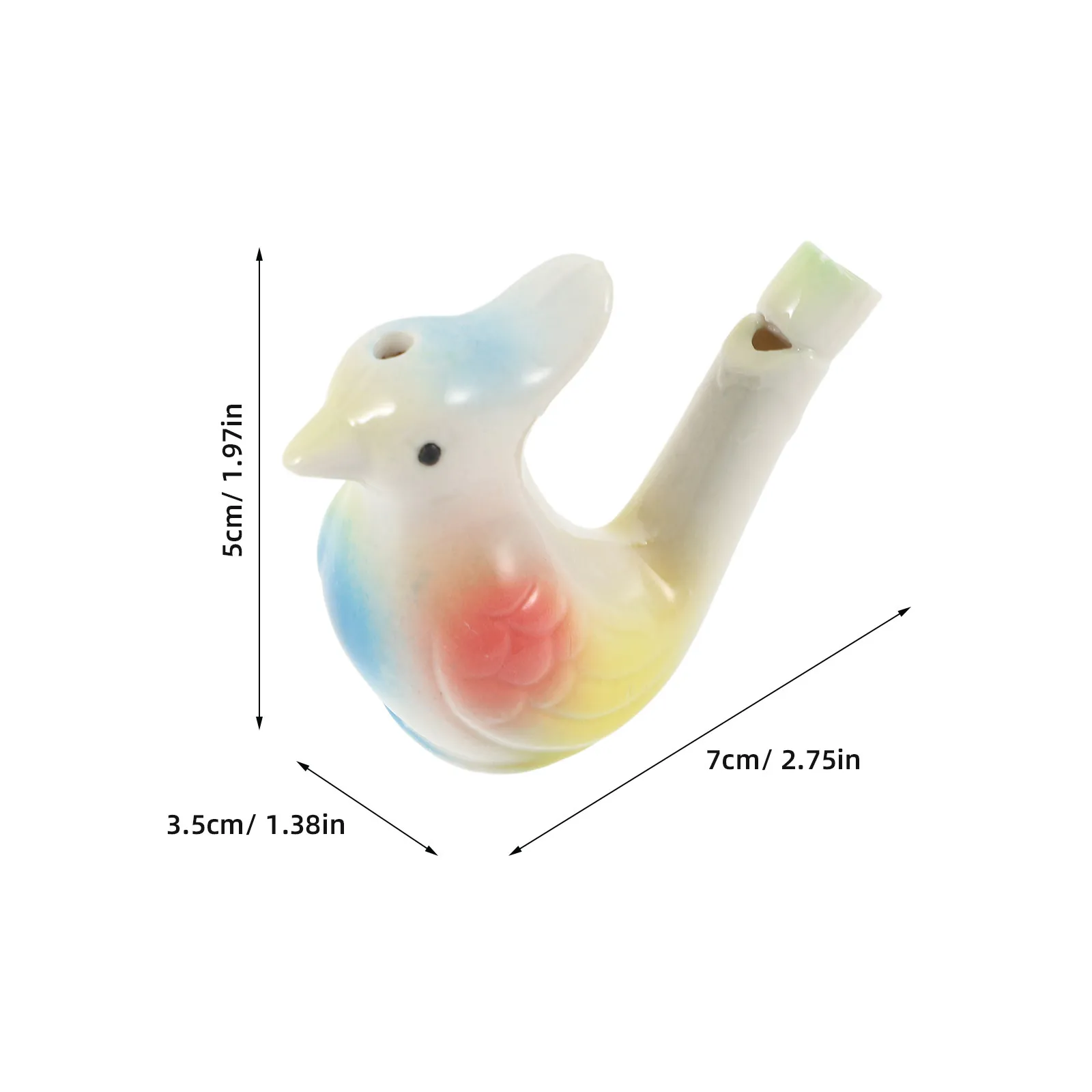 4Pcs Creative Porcelain Bird Water Whistles Music Bath Games Party Fun for Kids Safety Gift Bird Whistle for Kids