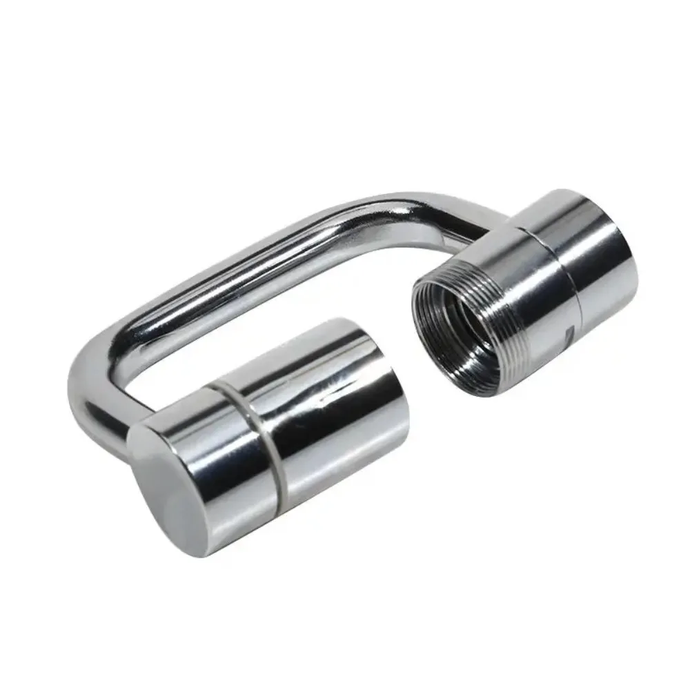 

Практичный серебряный удлинитель для крана, U-образный вращающийся распылительный смеситель из сплава, универсальный 1080 ° Переходник насадки для смесителя с вращающимся раковиной