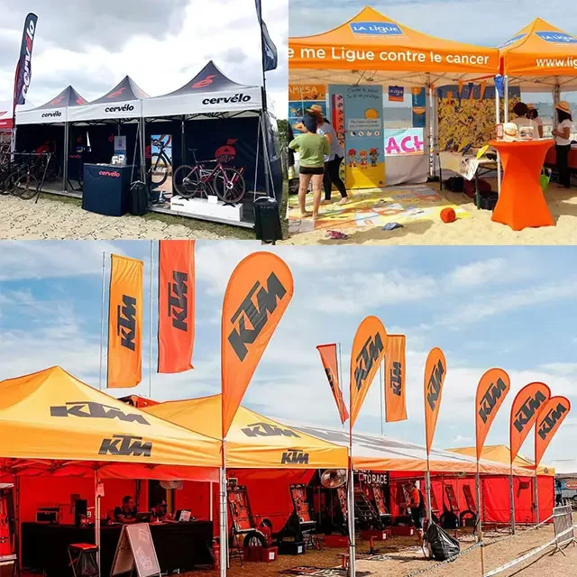 CATC 3x6M Heavy Duty Aluminum Canopy Tent For Outdoor Camping Customized Events Trade Show Folding Tent