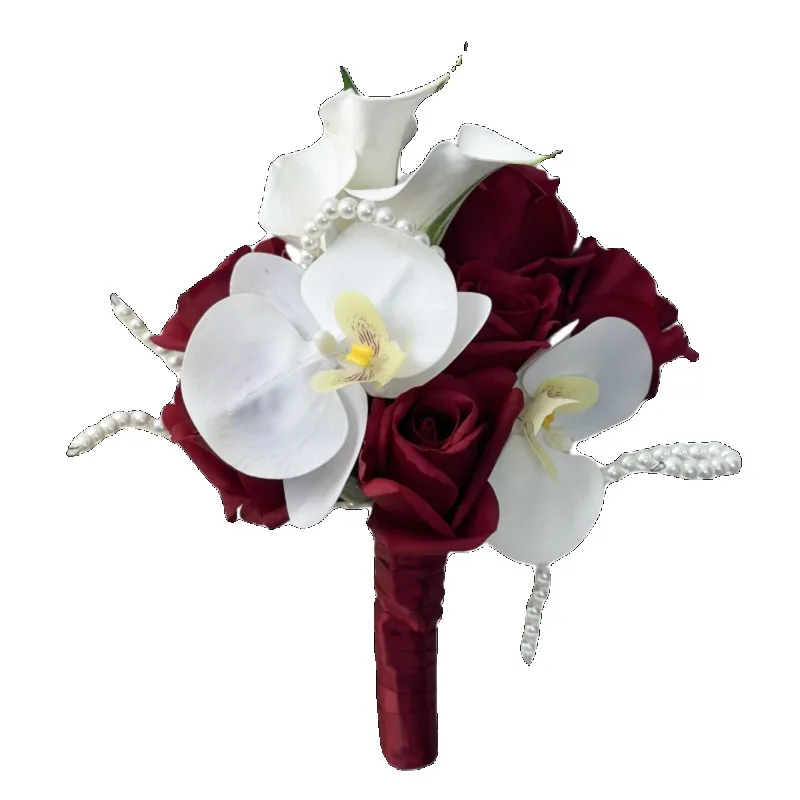chinese-wedding-bride-wedding-simulation-flowers-red-bouquet-groom-bouquet-and-certificate-flowers