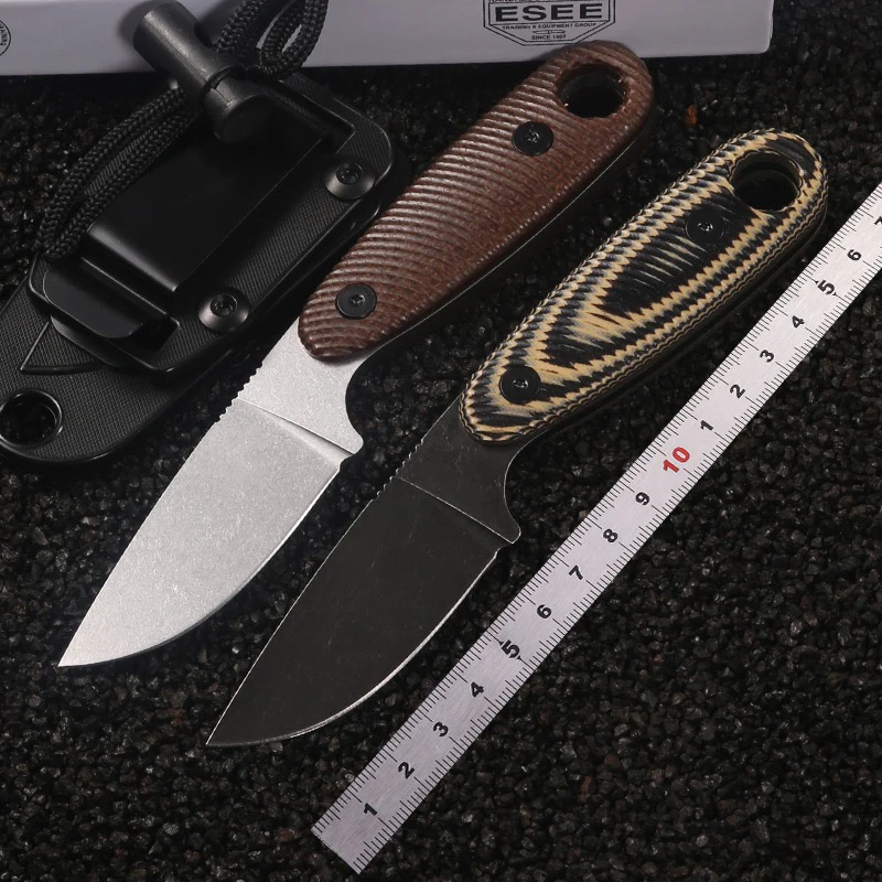

New ESEE-IZULA II Ant Tactical Fruit Knife Outdoor Survival Multi-function Small Straight Knife Camping Knife