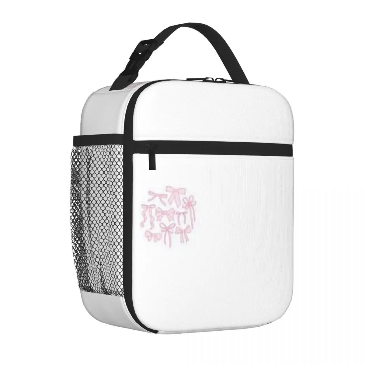 Bestselling Circle Of Pretty Pink Bow Illustrations Nautical Lunch Tote Preschool Lunch Insulated Tote