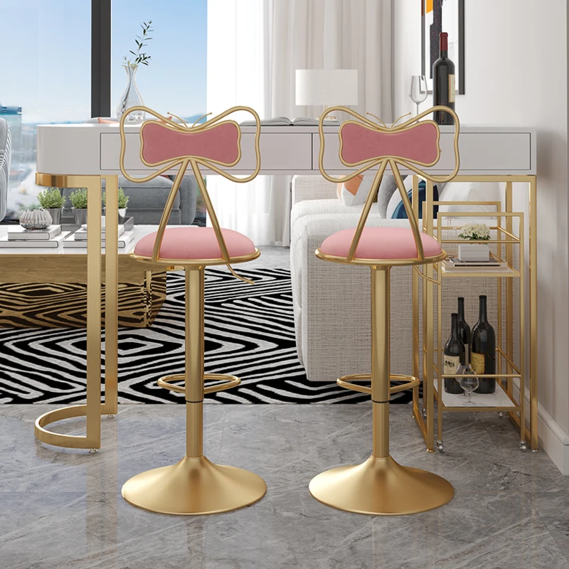 

Bar Chairs Free Shipping Luxury Designer Vanity Chair Bar Chair For Kitchen Sillas Para Barra De Cocina Home Decoration