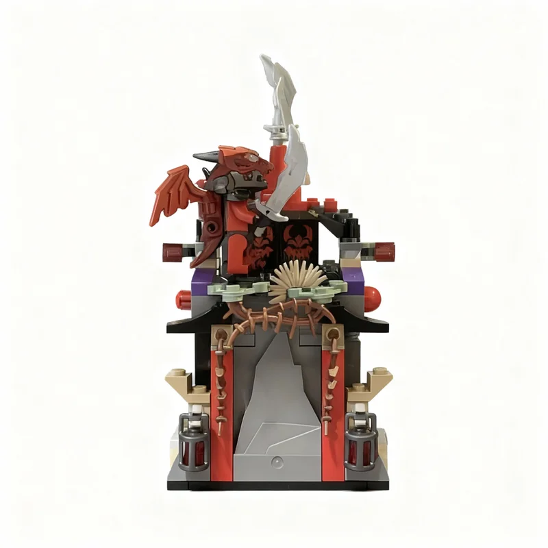 223pcs MOC Dragonian Storm Village Update. Ninjia Model Toys Building Blocks Architecture Christmas Gift Assemble Birthday 3D