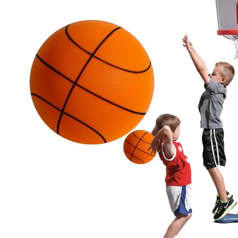 

Quiet Basketball High Density Indoor Mute Soft Foam Ball Flexible And Lightweight Silent Basketball With High-Resilience Quiet