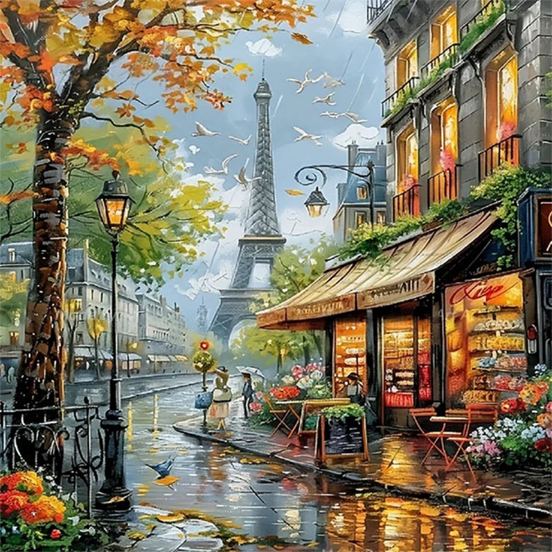 

The Eiffel Tower European Architecture Jigsaw Puzzles for Challenging Family Activity Games Party Birthday Gift High Quality