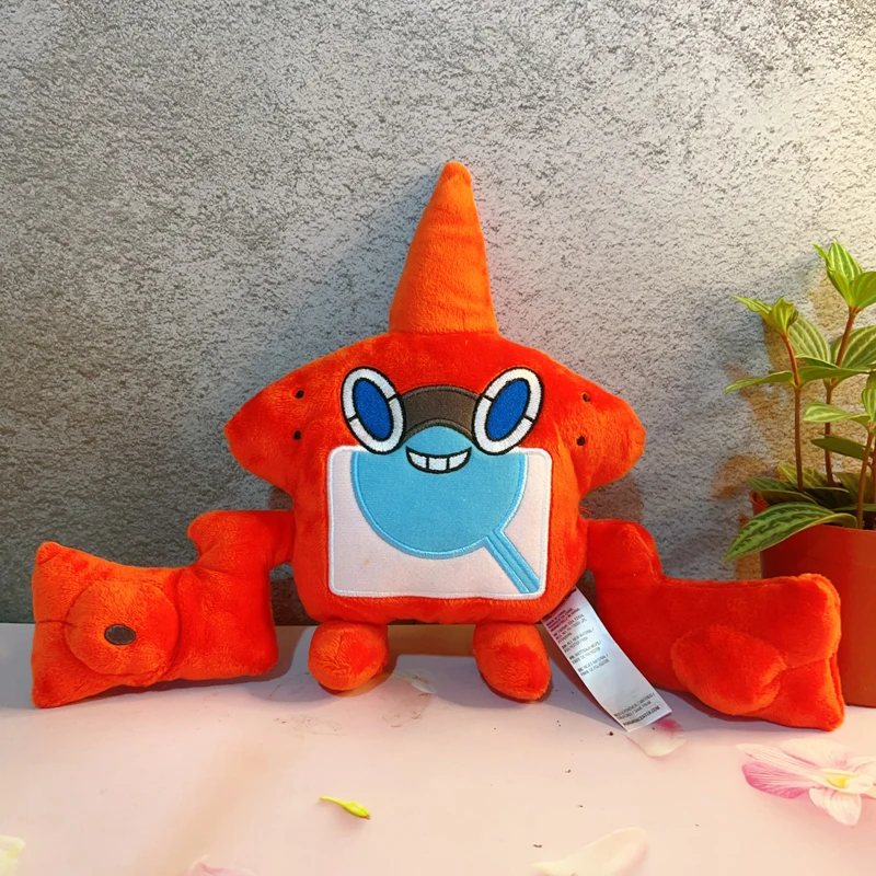 Original  Japan Cartoon pokemon Center Rotom Pokédex Plush toy Soft Stuffed Animals doll Children's Birthday Gifts