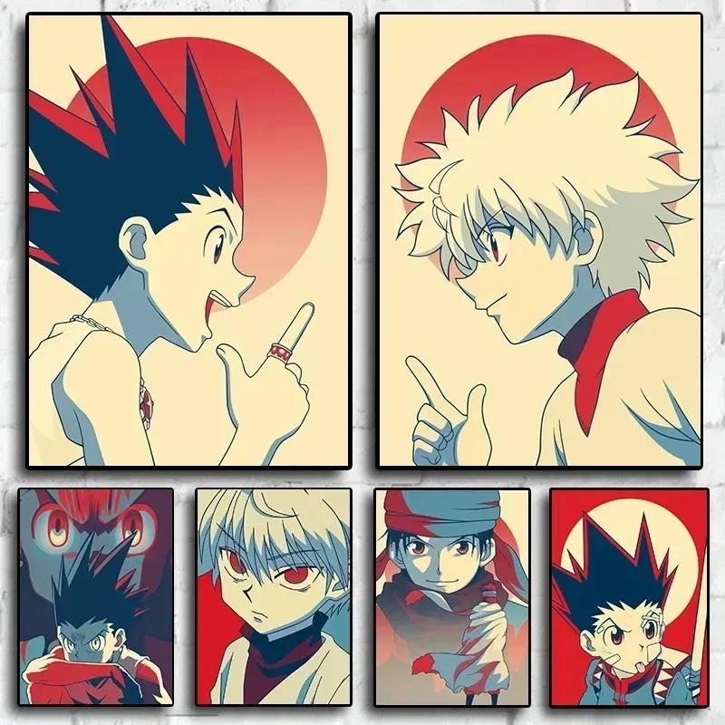 Japan Anime Hunter X Hunter Hopestyle Retro Wall Art Decor Home Decoration For Living Room Painting Canvas Print Poster Picture