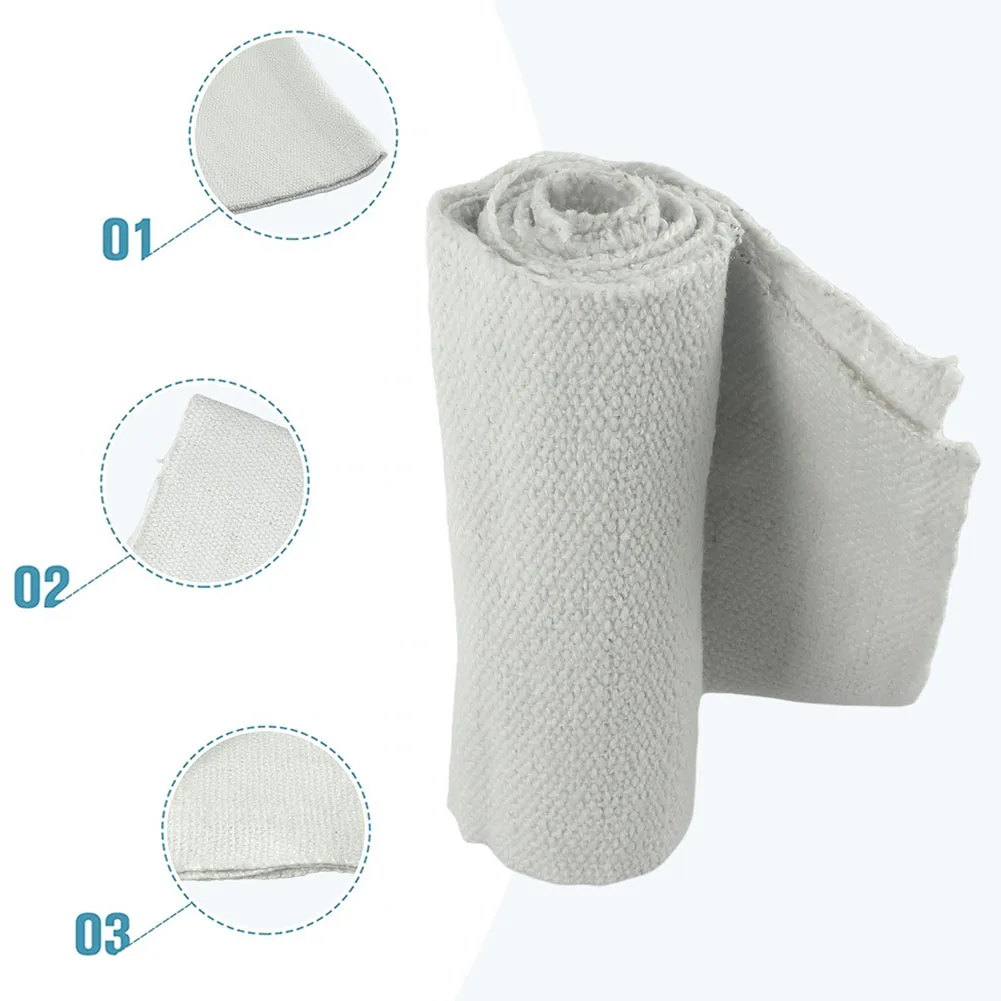 2mm Thick Fireproof Blanket Fireproof Blanket 1260 ℃ Temperature Resistant Porcelain Fiber Cloth A1 Grade Non- Material