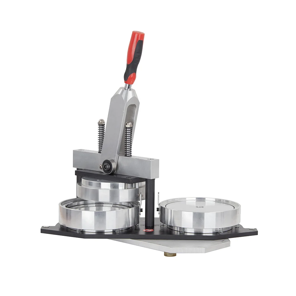 

China Wholesale Mold Size TALENT Pneumatic Badge Button Pin Making Machine